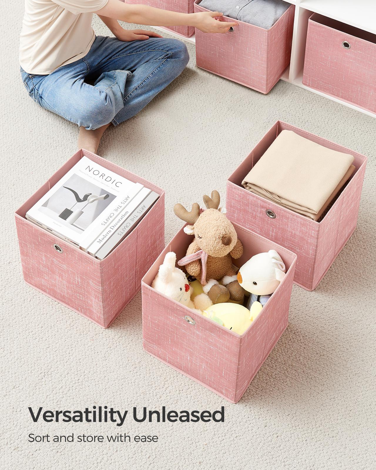 Set of 6 Non-Woven Fabric Box with Handle - image 10
