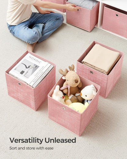 Set of 6 Non-Woven Fabric Box with Handle - image 10