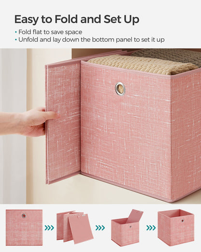 Set of 6 Non-Woven Fabric Box with Handle - image 11