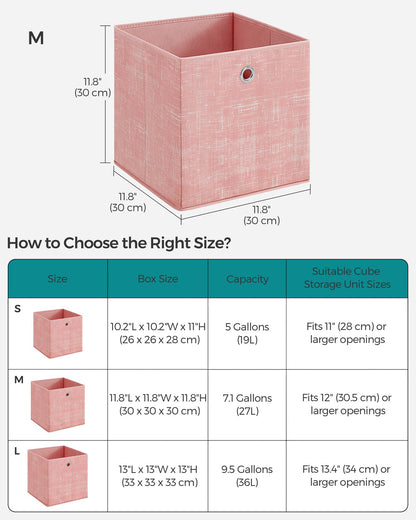 Set of 6 Non-Woven Fabric Box with Handle - image 13