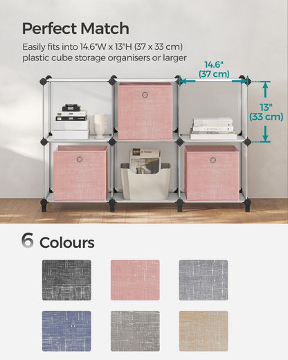 Set of 6 Non-Woven Fabric Box with Handle - image 14