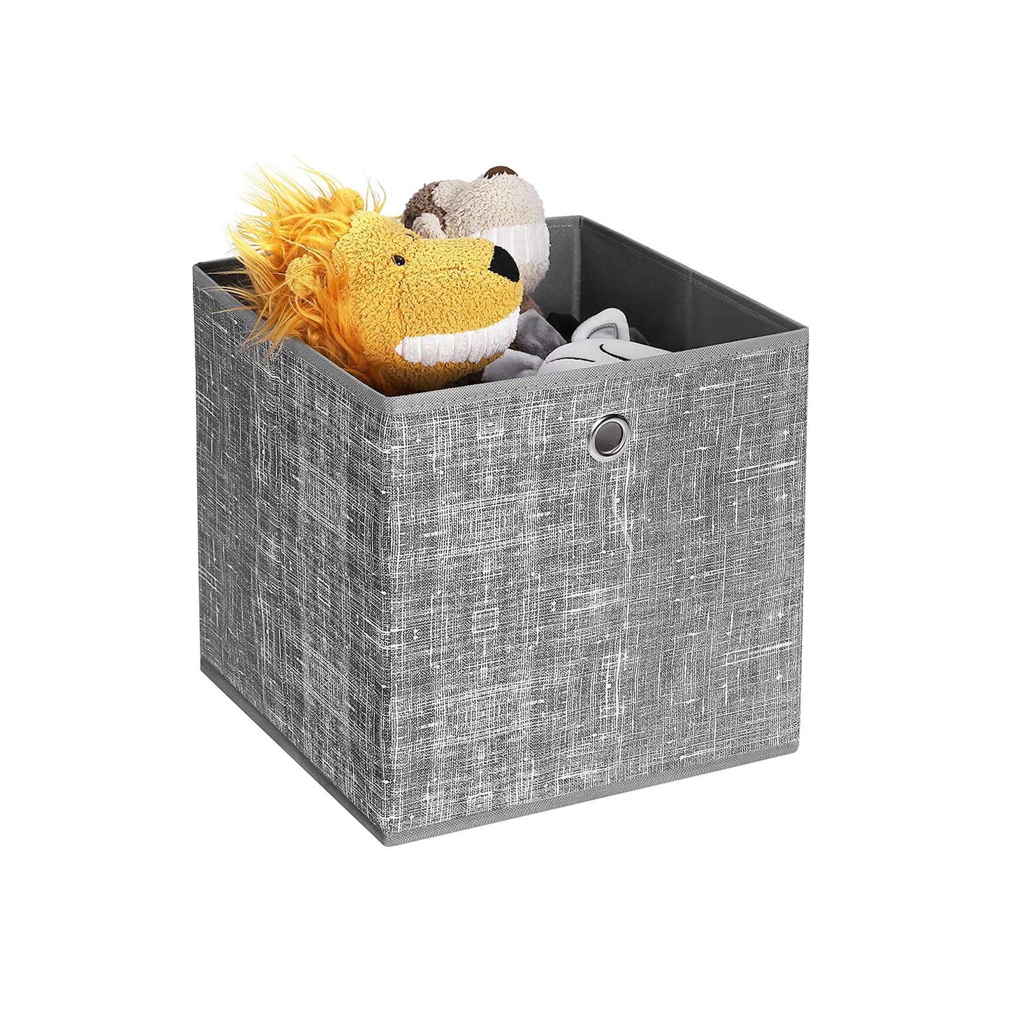 Set of 6 Grey Foldable Storage Organizer Cubes - image 3