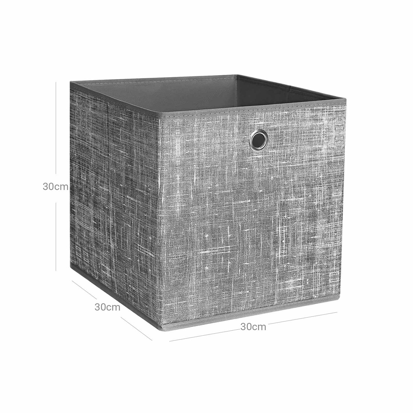 Set of 6 Grey Foldable Storage Organizer Cubes - image 7