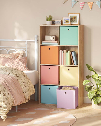 Set of 6 Storage Cubes 33 x 33 x 33 cm Fit Cube Storage Unit - image 2