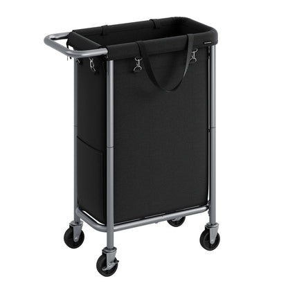 90L Laundry Basket on Wheels Ink Black - image 1