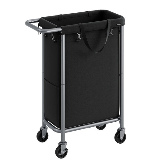 90L Laundry Basket on Wheels Ink Black - image 1