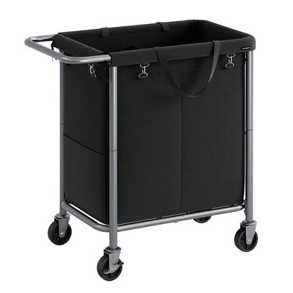90L Laundry Basket on Wheels Ink Black - image 8