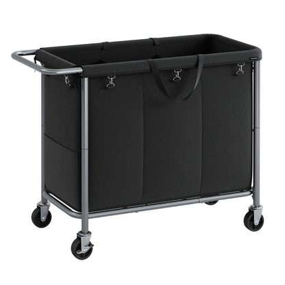 90L Laundry Basket on Wheels Ink Black - image 15