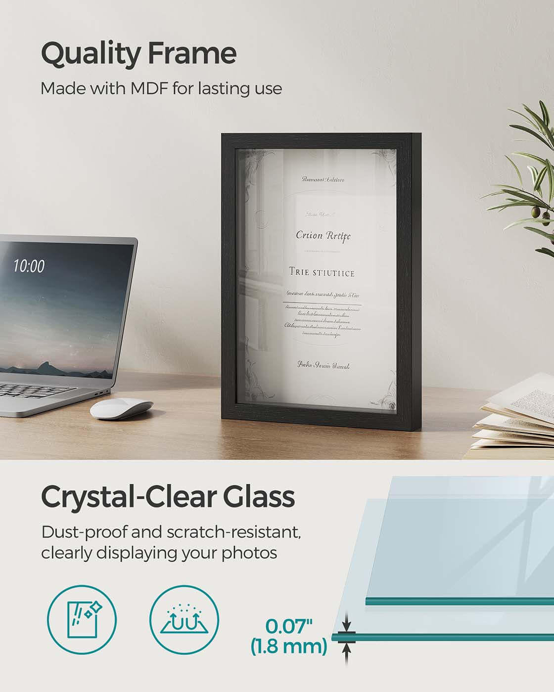 A4 Picture Frame with 3 Mats - image 19
