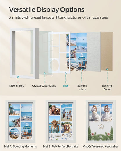 A4 Picture Frame with 3 Mats - image 3