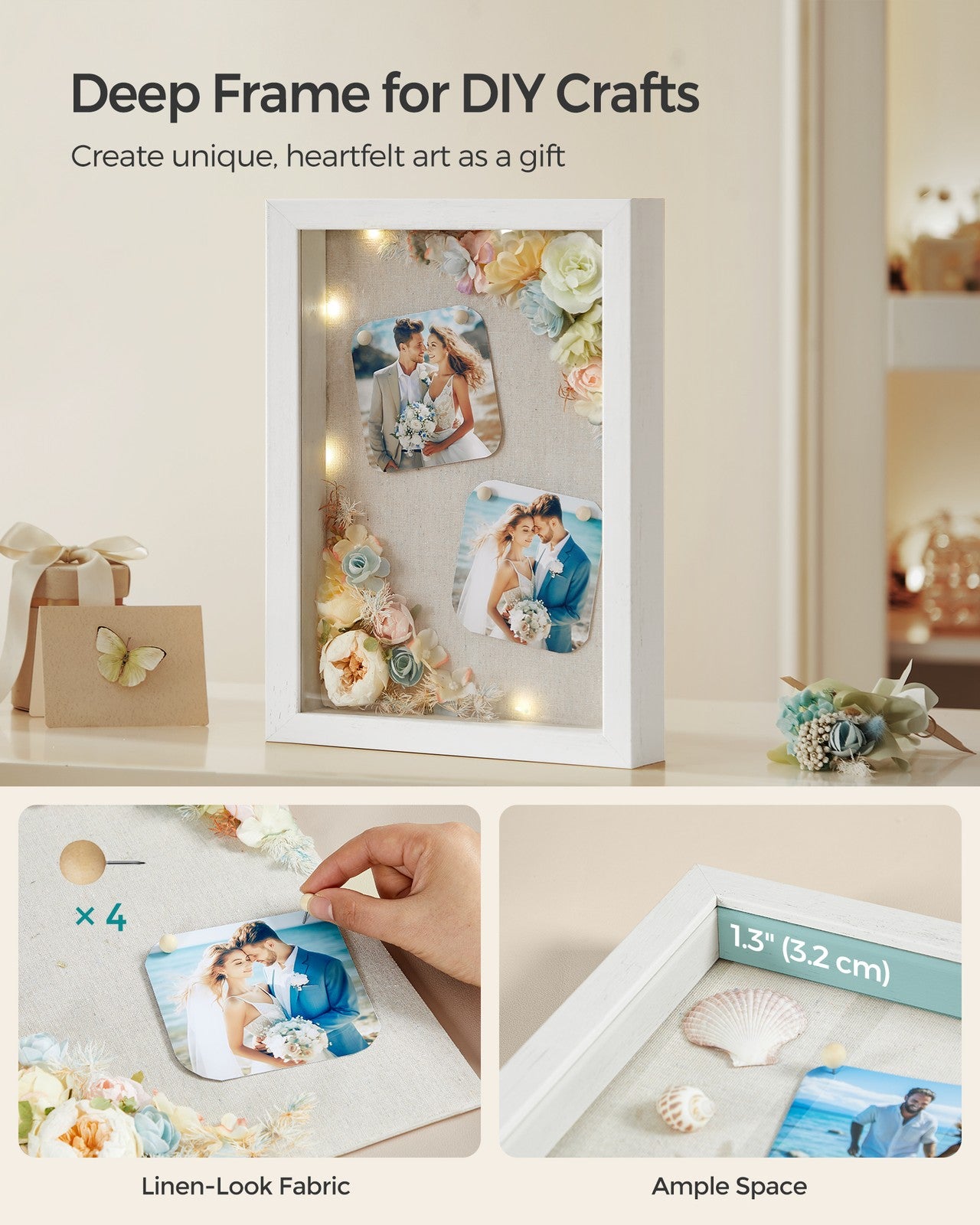 A4 Picture Frame with 3 Mats - image 4
