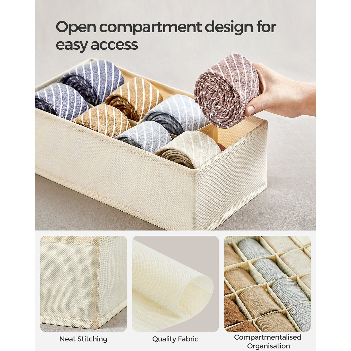 Set of 8 Underwear Drawer Organisers - image 5