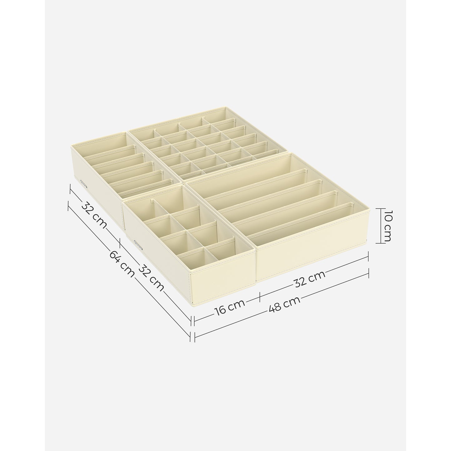 Set of 8 Underwear Drawer Organisers - image 8