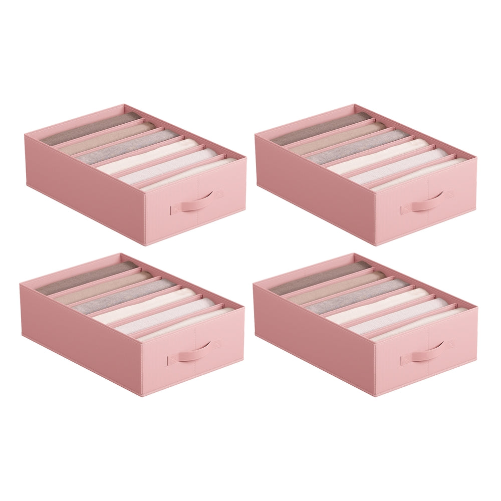 42 x 30 x 17 cm Set of 4 Drawer Organisers Dove Grey - image 21