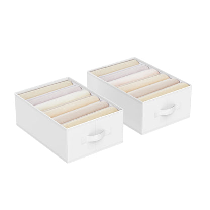 42 x 30 x 17 cm Set of 4 Drawer Organisers Dove Grey - image 15