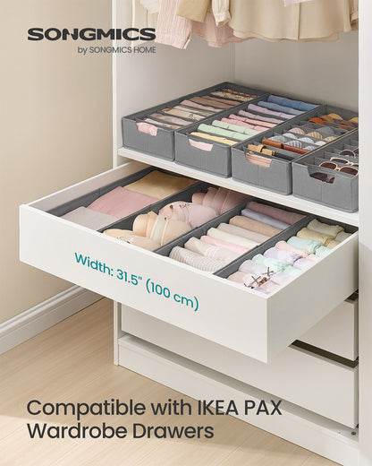 Set of foldable drawer organisers with dividers - image 20