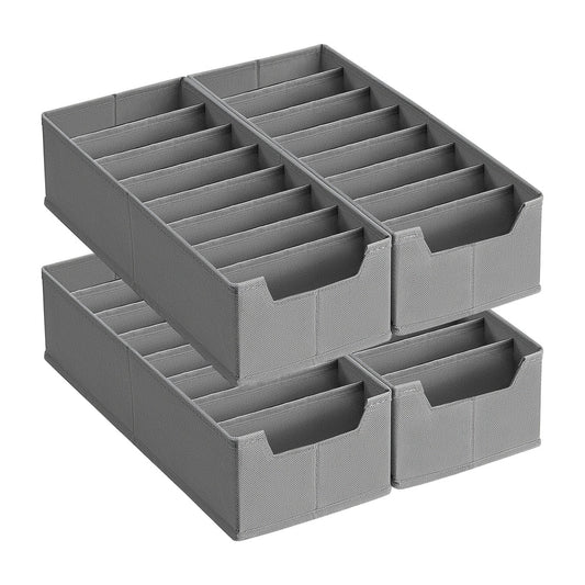 Set of foldable drawer organisers with dividers - image 1