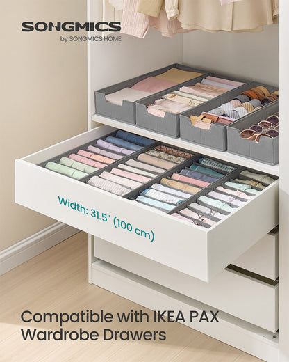 Set of foldable drawer organisers with dividers - image 8