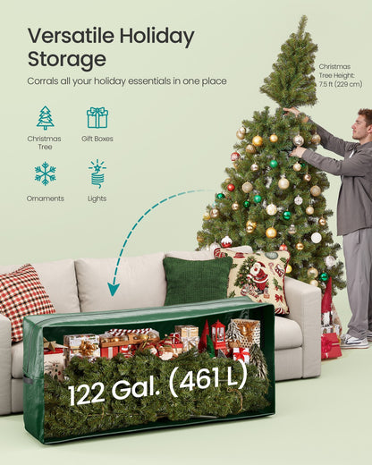 Christmas Tree Storage Bag Fits Artificial Trees up to 9 ft Green - image 4
