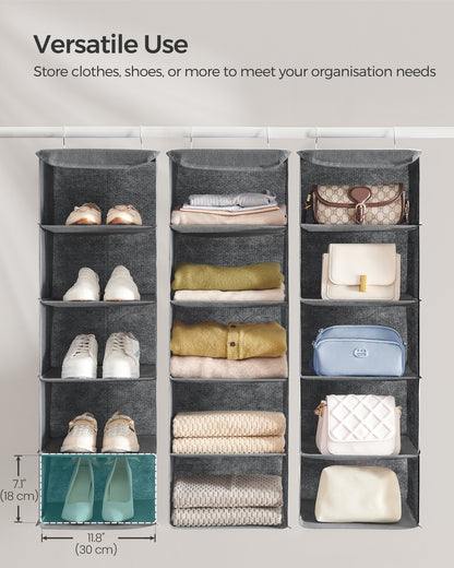Set of 2 Hanging Wardrobe Storage Organisers - image 24
