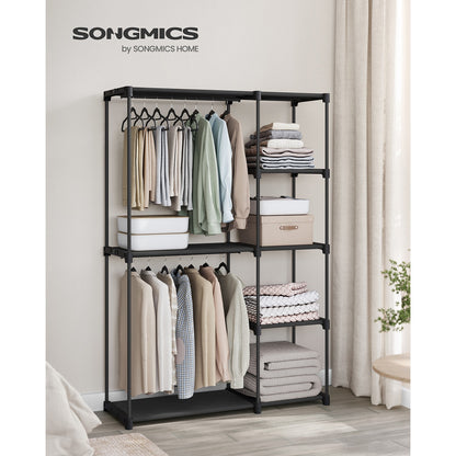 Foldable Wardrobe with Clothes Rails 43 x 124 x 182 cm - image 3