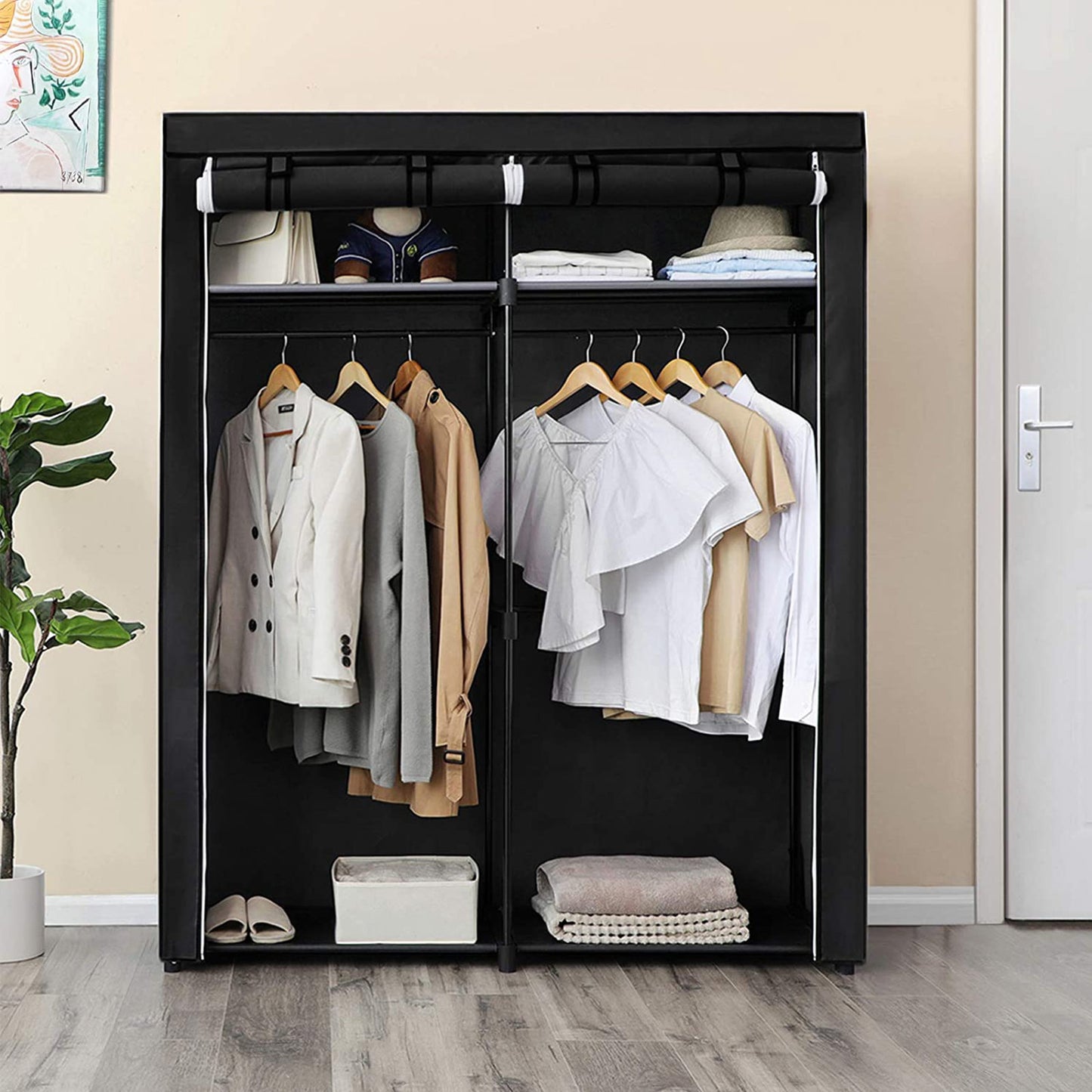 2 Hanging Rods Wardrobe - image 3