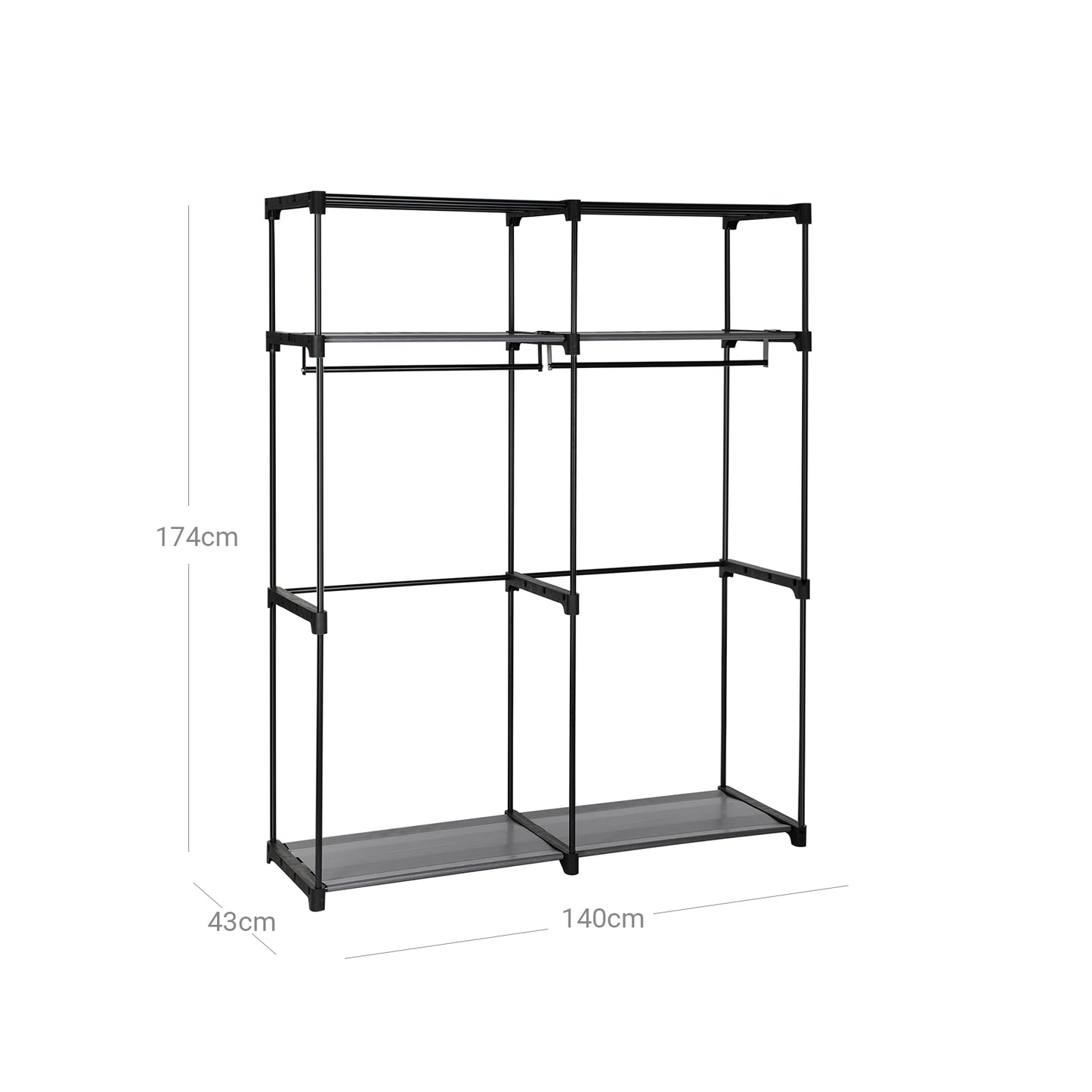 2 Hanging Rods Wardrobe - image 7