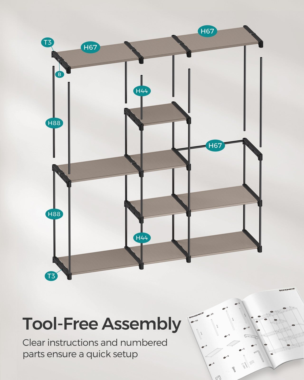 Portable Open Wardrobe - image 16
