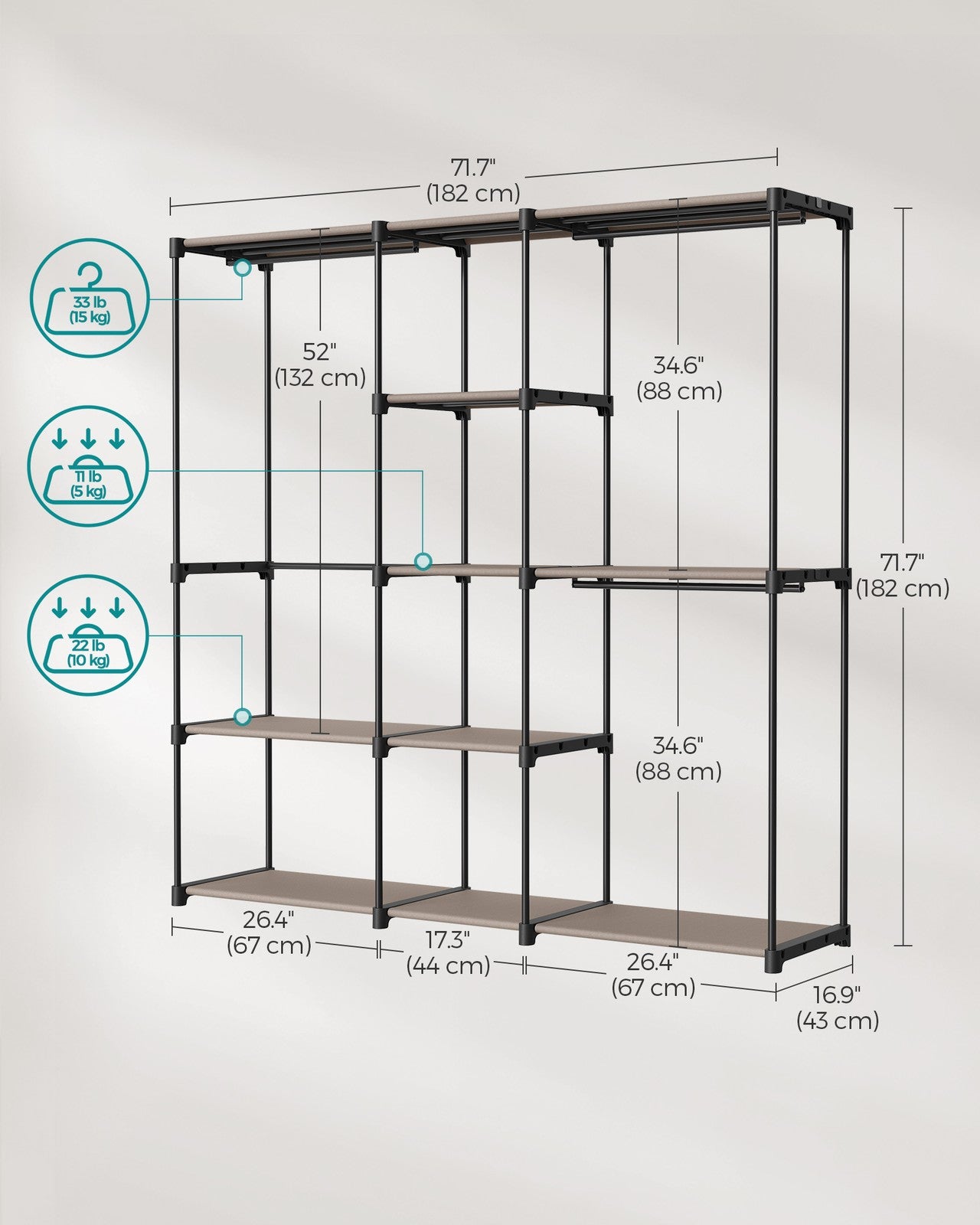 Portable Open Wardrobe - image 17