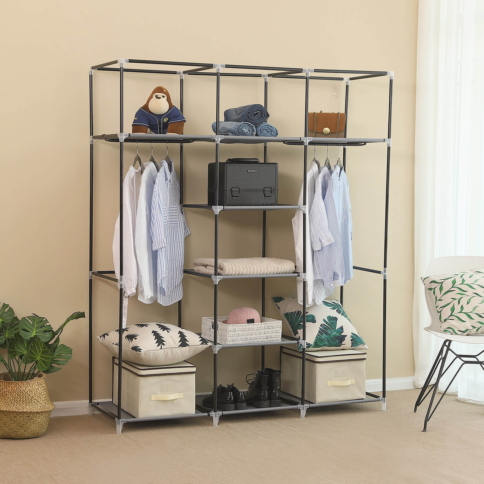 Gray Canvas Wardrobe - image 5