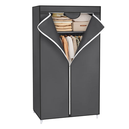 Canvas Hanging Rail Wardrobe - image 11