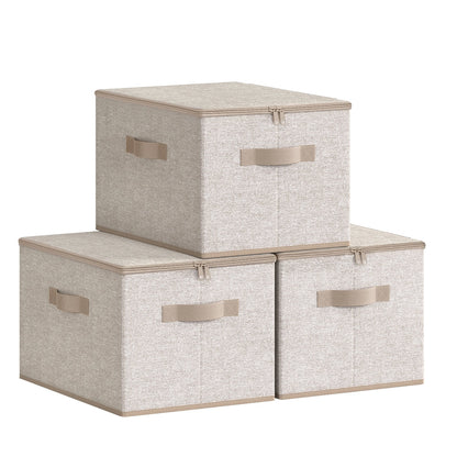 Set of 6 Foldable Storage Organiser Boxes Slate Grey - image 7
