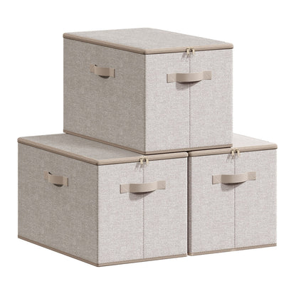 Set of 6 Foldable Storage Organiser Boxes Slate Grey - image 34