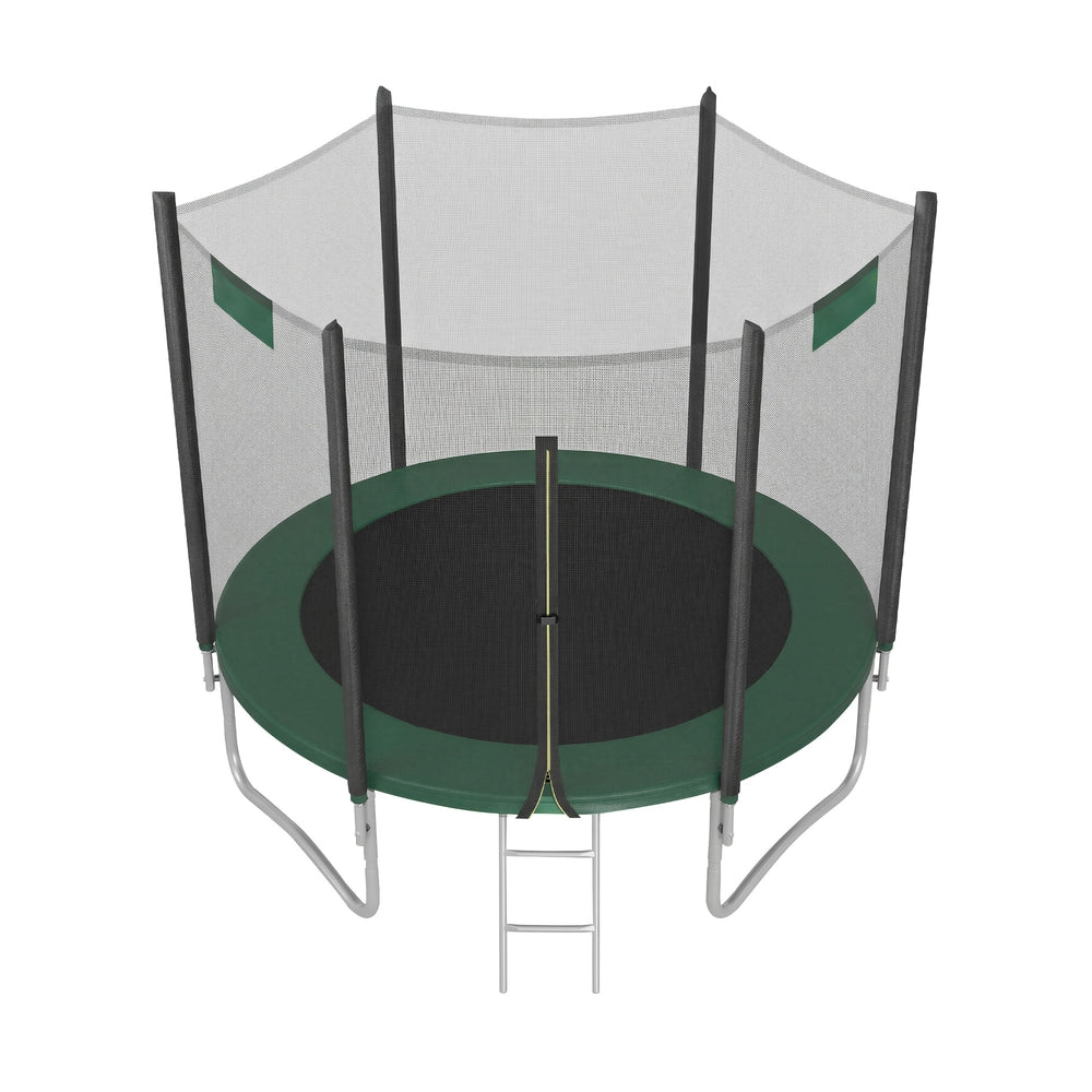 6 ft Kids Trampoline, Trampoline with Enclosure Net, Safety Pad - image 2