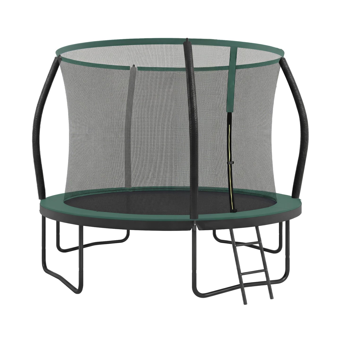Outdoor Trampoline for Kids with Safety Net, Black + Blue, 10ft - image 10