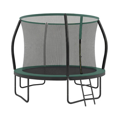Outdoor Trampoline for Kids with Safety Net, Black + Blue, 10ft - image 10