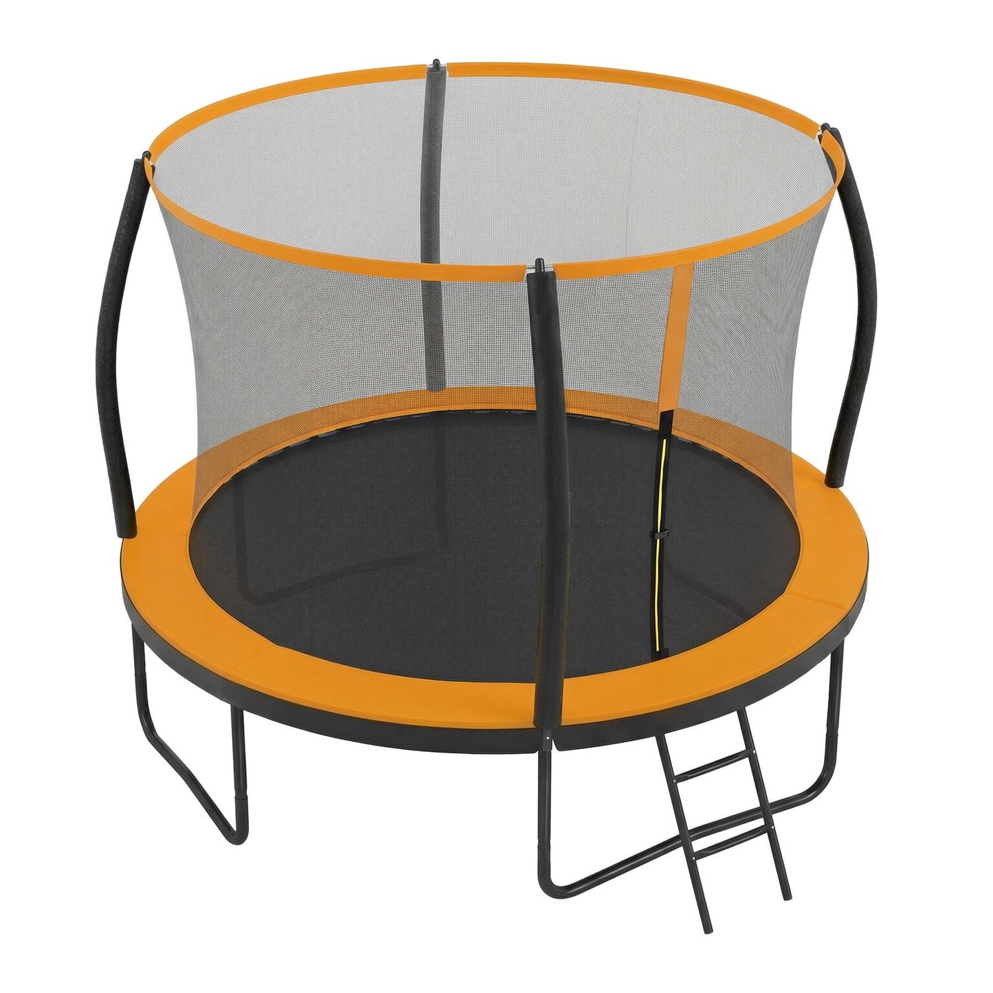 Outdoor Trampoline for Kids with Safety Net, Black + Blue, 10ft - image 18