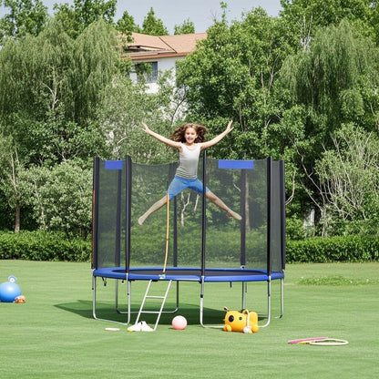 10 ft Trampoline, 305 cm Kids Trampoline with Enclosure Net, Safety Pad - image 2