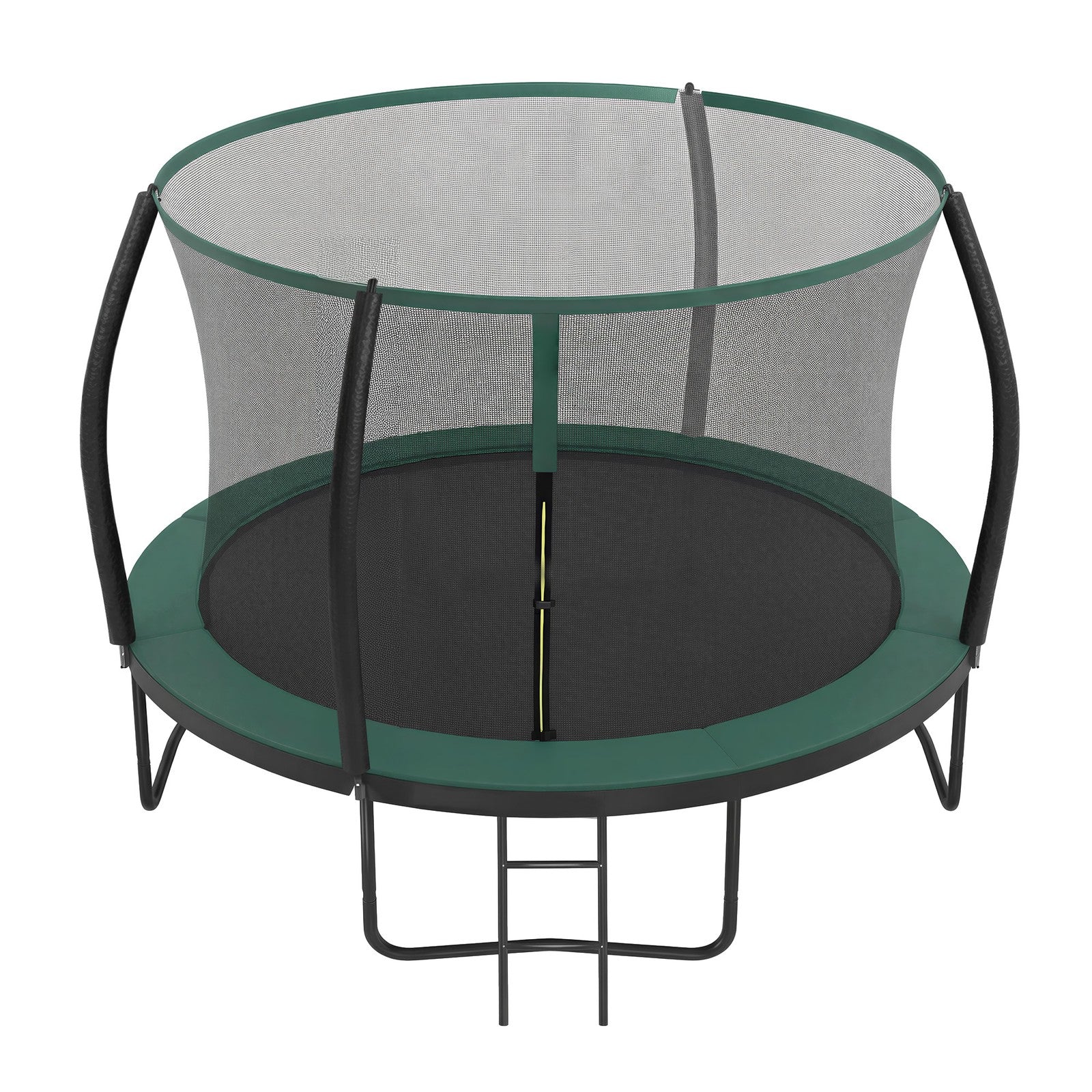 Outdoor Trampoline for Kids with Safety Net, Black + Blue, 10ft - image 26