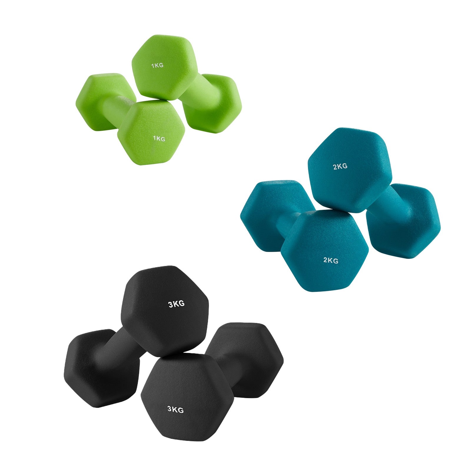 Dumbbells Set with Stand, Neoprene Hex Dumbbells - image 16