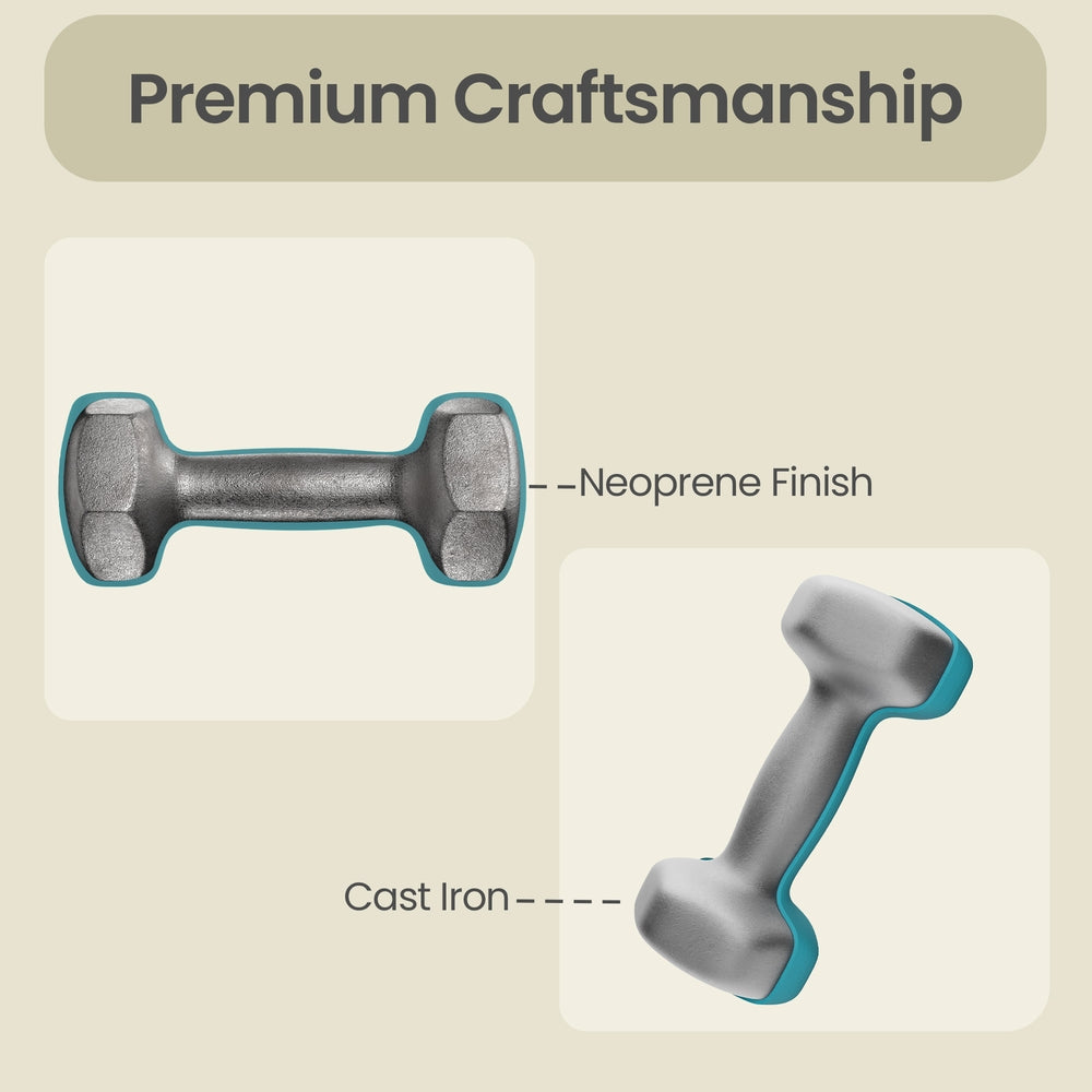 Dumbbells Set with Stand, Neoprene Hex Dumbbells - image 19