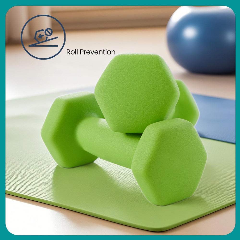 Dumbbells Set with Stand, Neoprene Hex Dumbbells - image 7