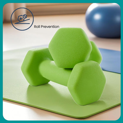 Dumbbells Set with Stand, Neoprene Hex Dumbbells - image 7
