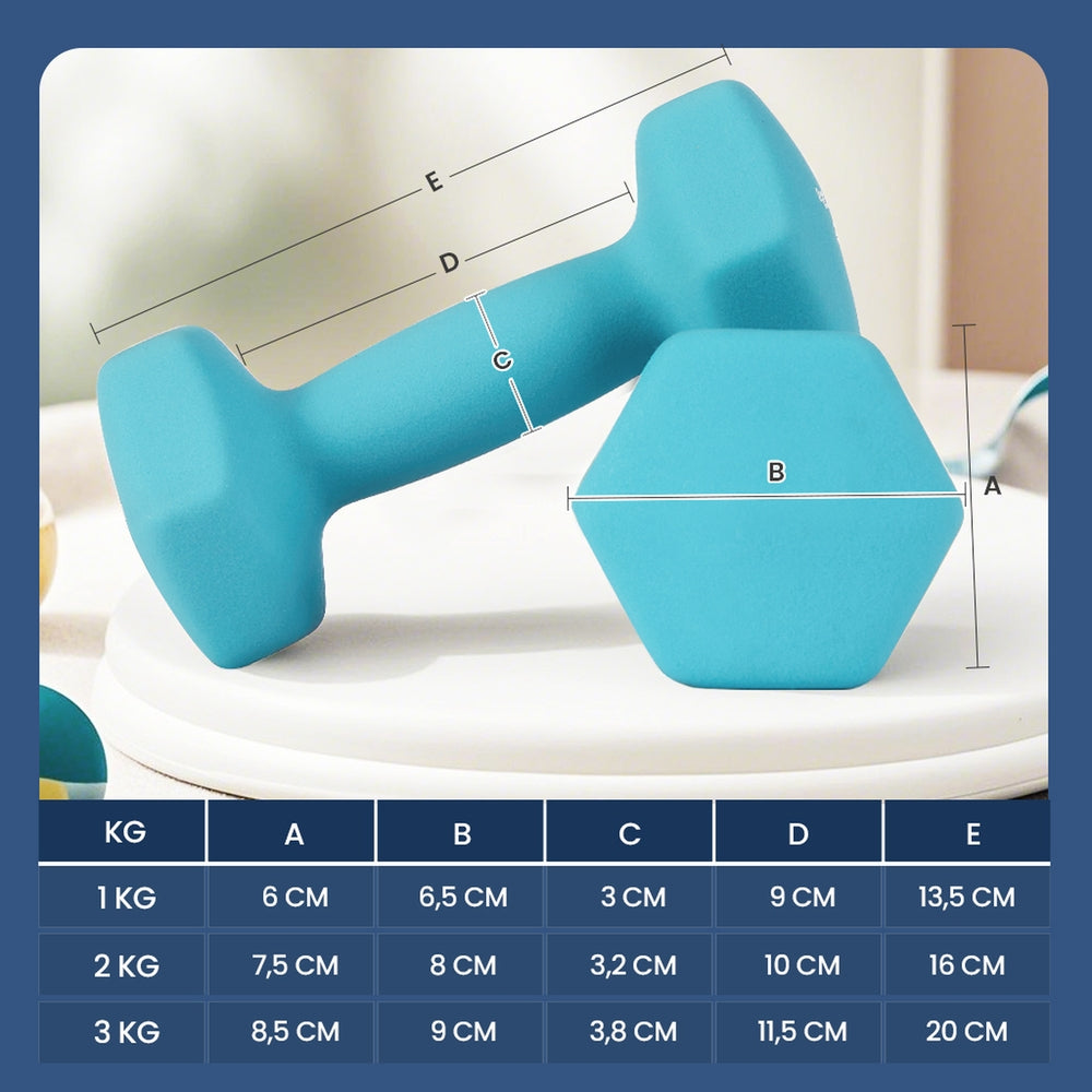 Dumbbells Set with Stand, Neoprene Hex Dumbbells - image 12