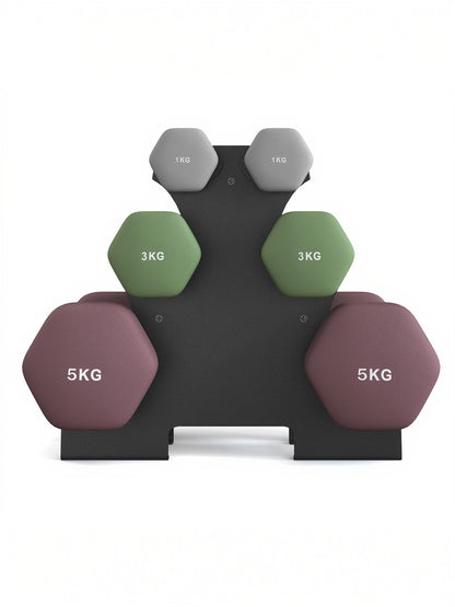 Dumbbells Set with Stand, Neoprene Hex Dumbbells - image 27