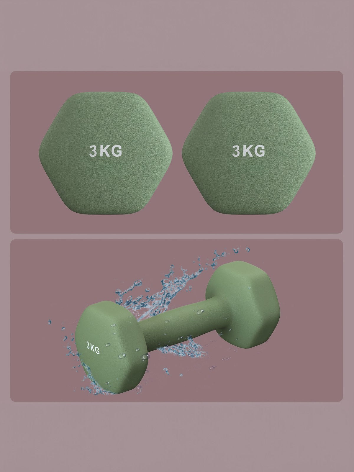 Dumbbells Set with Stand, Neoprene Hex Dumbbells - image 26