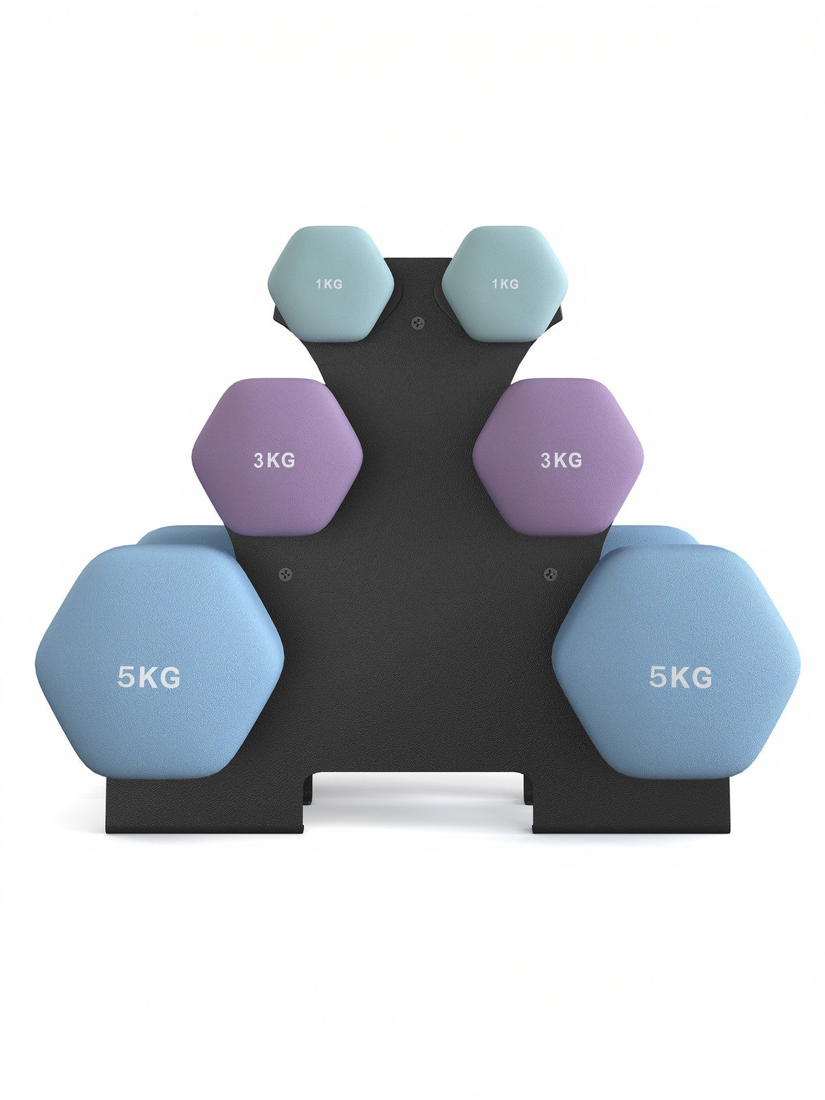Dumbbells Set with Stand, Neoprene Hex Dumbbells - image 35