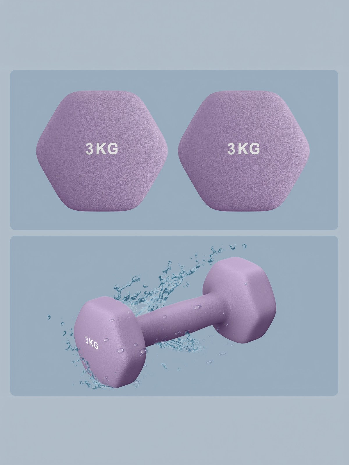 Dumbbells Set with Stand, Neoprene Hex Dumbbells - image 32