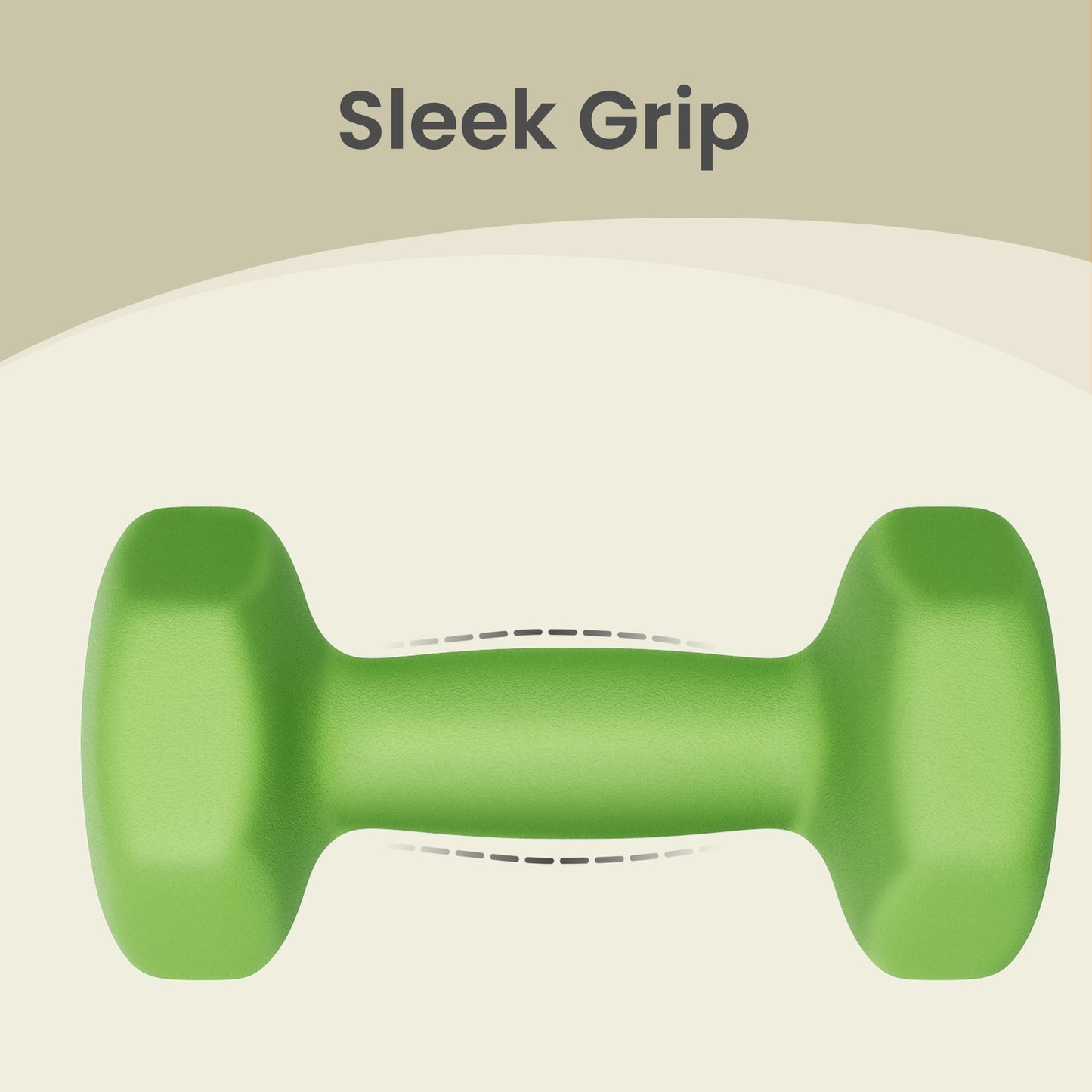 Set of 2 Dumbbells, 2 x 2 kg Neoprene Weights, Hexagonal - image 6