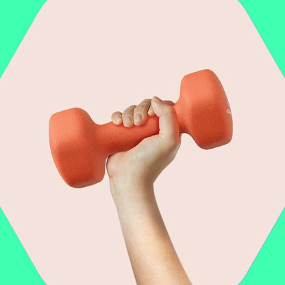 Set of 2 Dumbbells, 2 x 2 kg Neoprene Weights, Hexagonal - image 25